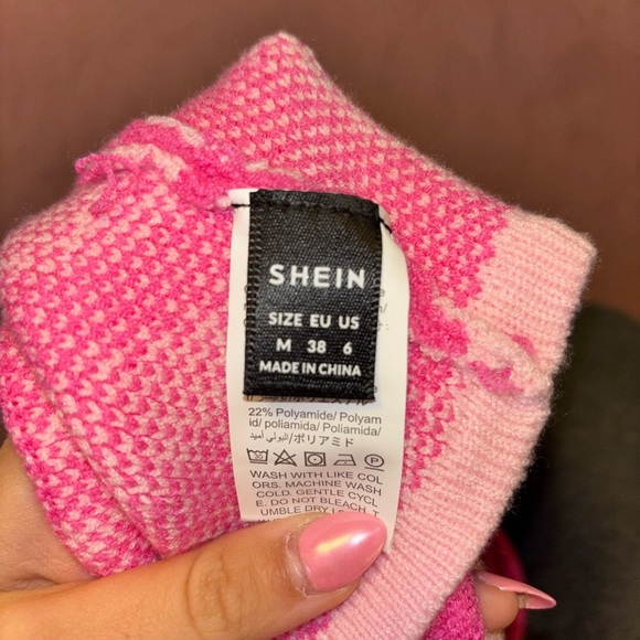 Pink Zebra Print Halter Top - Picture 3 of 3